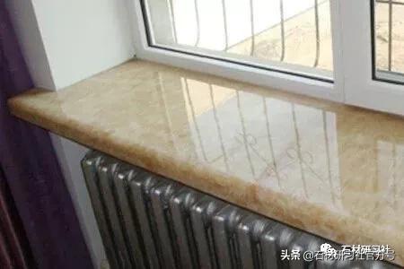 窗台石圆弧小耳朵效果图,石材窗台两侧小耳朵