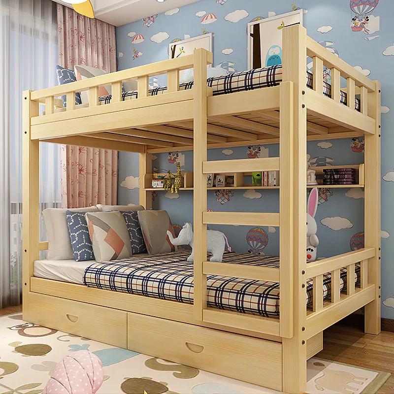 上下床儿童床最新款实木简单,简易儿童床单人床