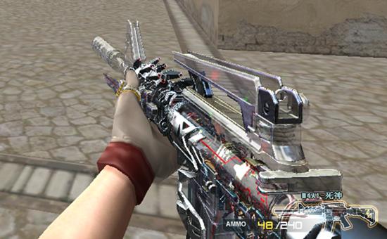 穿越火线新出的皮肤m4,穿越火线死神m4a1马赛克皮肤