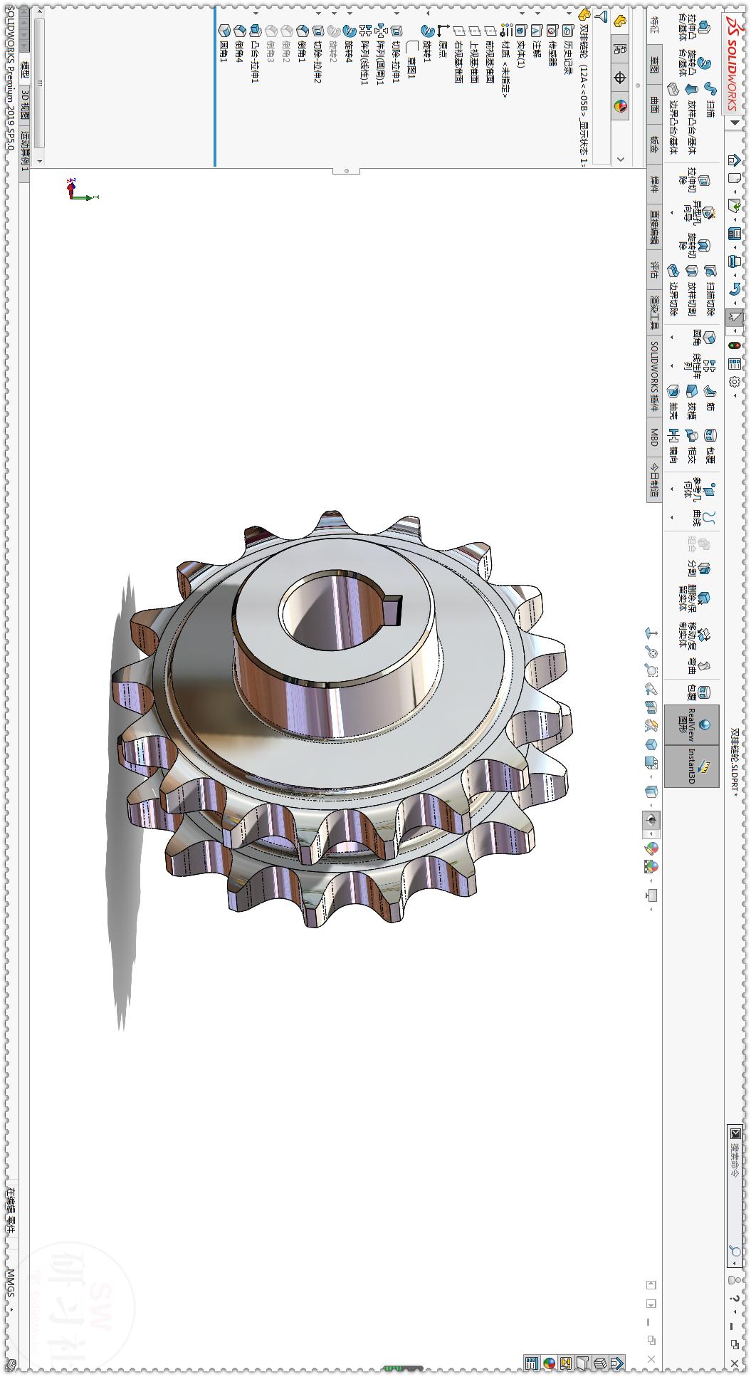 solidworks链轮齿轮插件,solidworks链轮设计插件安装包