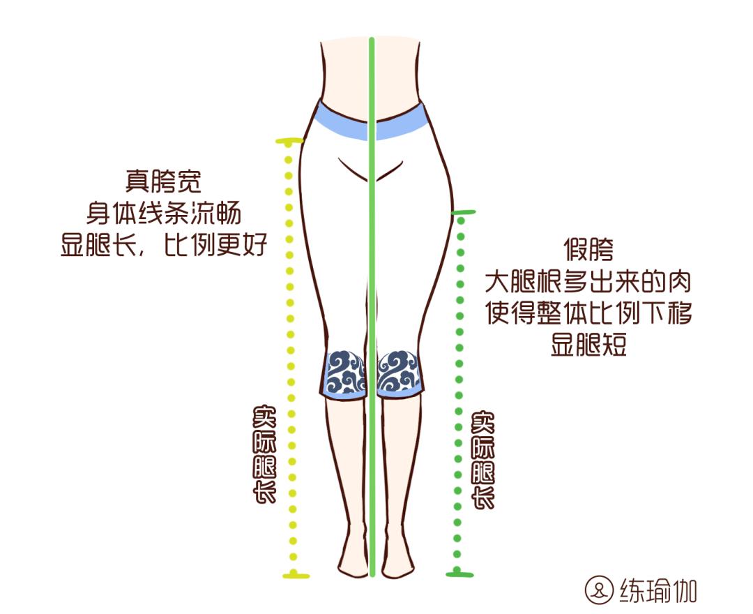 改善假胯宽很练操,缩胯动作教学