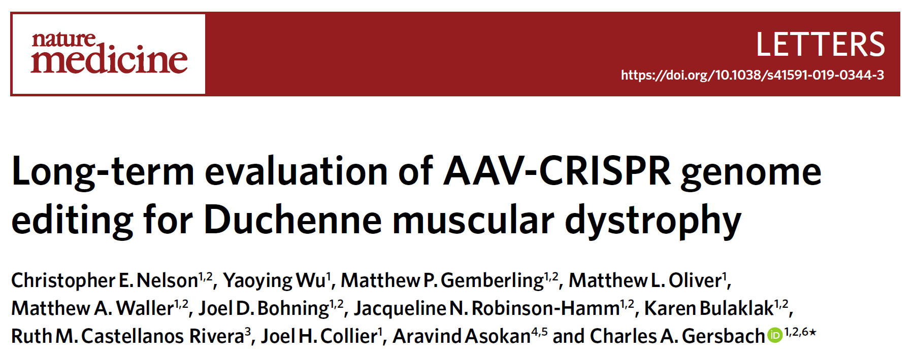 基因编辑治愈肌营养不良,crispr基因治疗效果