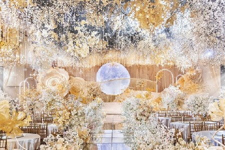 适合层高矮的婚宴厅,无柱式婚宴大厅