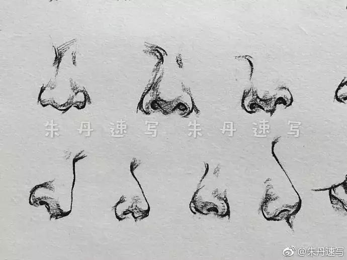 速写看一眼画一笔,用速写的方法画肖像画