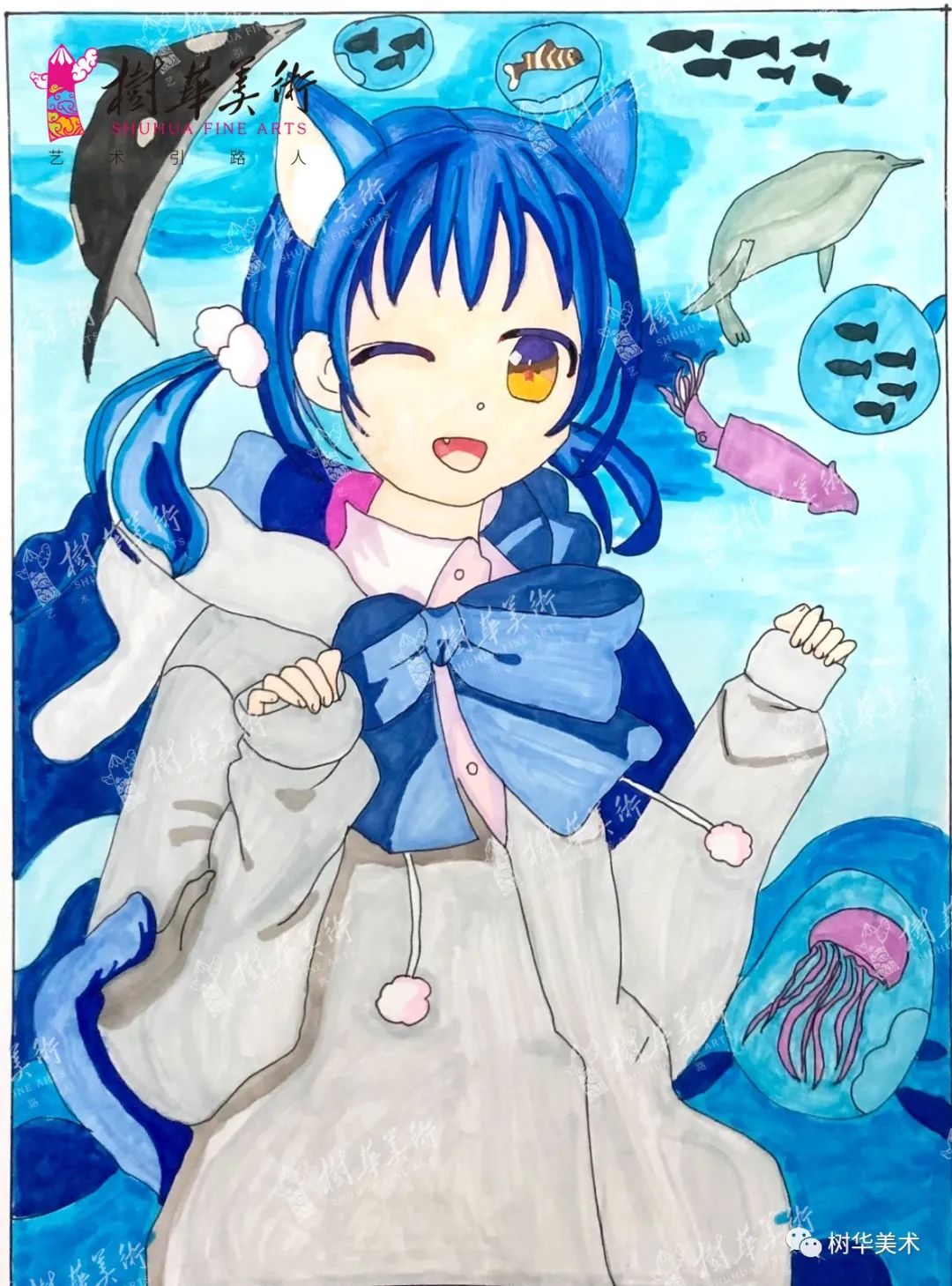 学员作品画展,画展动漫二次元