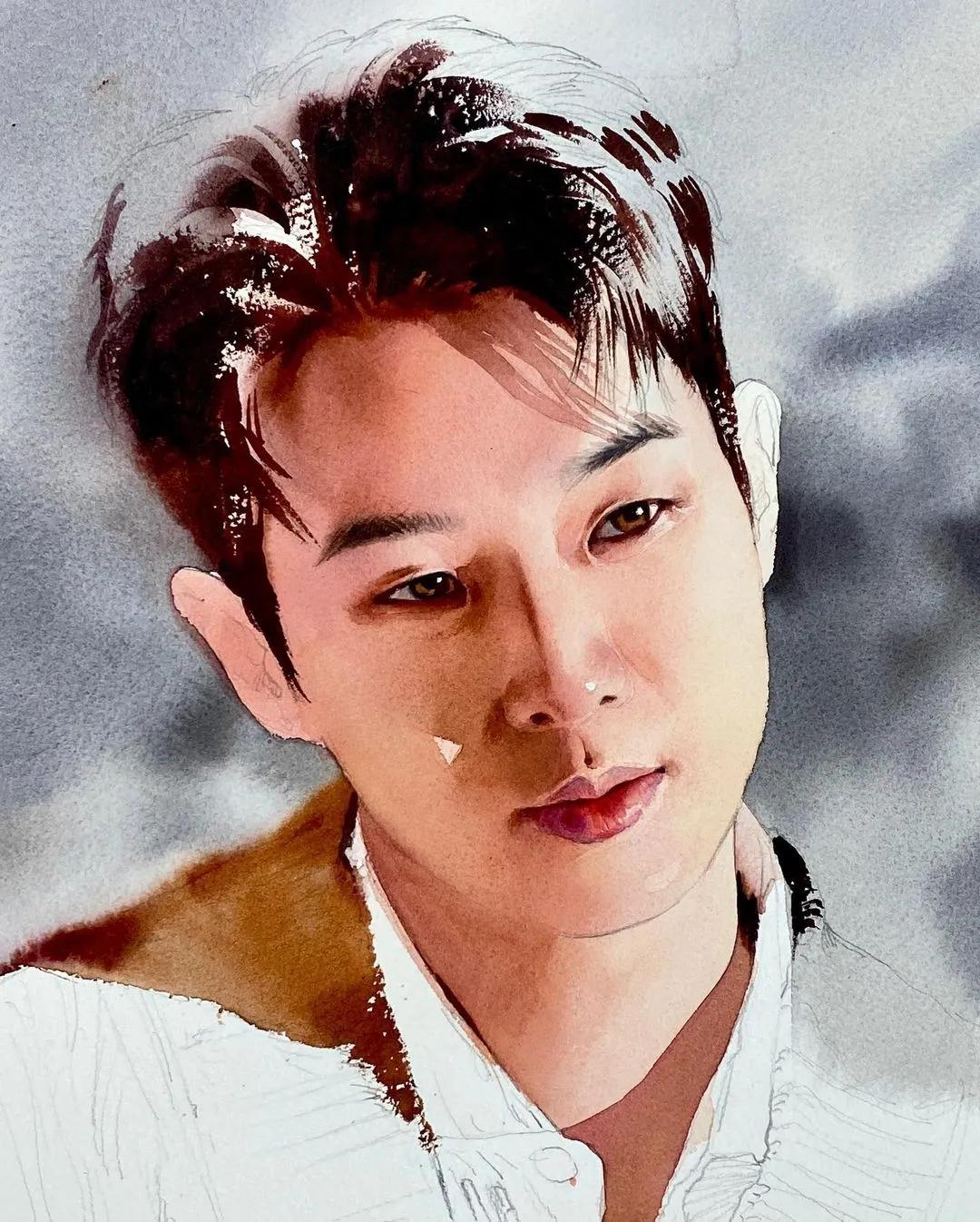 极简的水彩画作品,灵动脱俗的水彩画