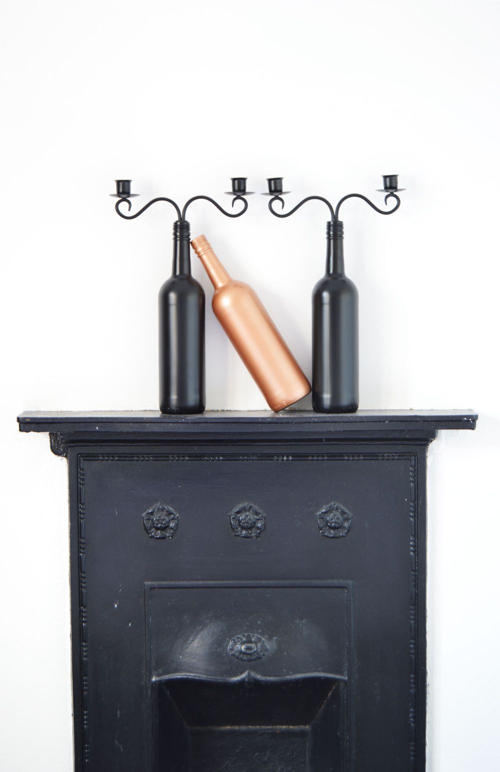 各种酒瓶改造花瓶,酒瓶创意装修效果图