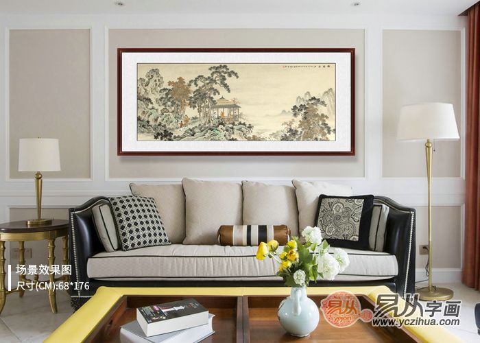 这四款家居装饰画挂家越看越好看,客厅墙壁装饰画高级感