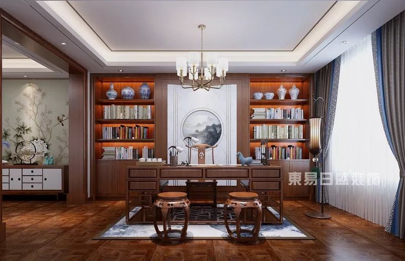 中式书房书香门第装修风格,书香门第书房怎么设计
