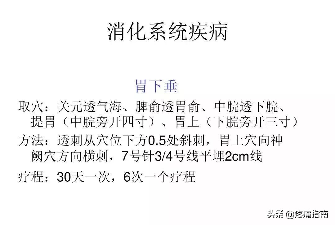 穴位埋线治疗最好方法,常见病的穴位治疗视频