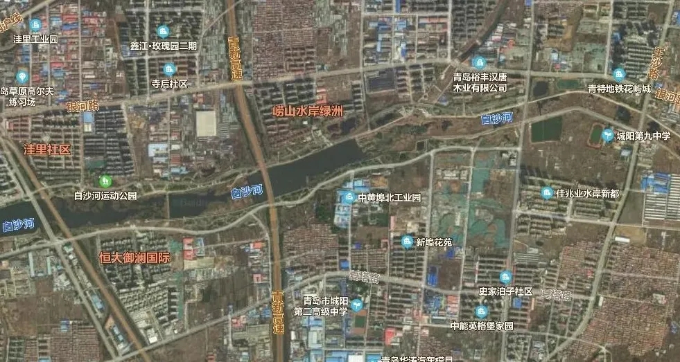 城阳西北部片区2021年规划图,城阳区28个重点项目