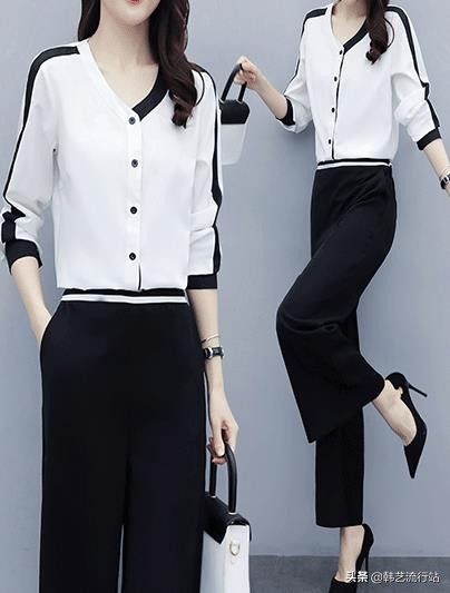 消费者永远喜爱最时尚黑白经典，成为韩国女装界的时尚焦点