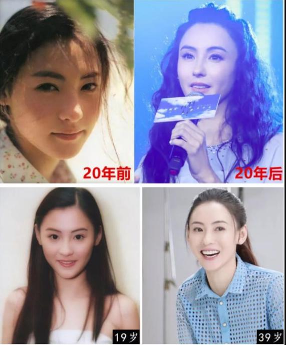 张柏芝和林允儿合照,张柏芝秒变装