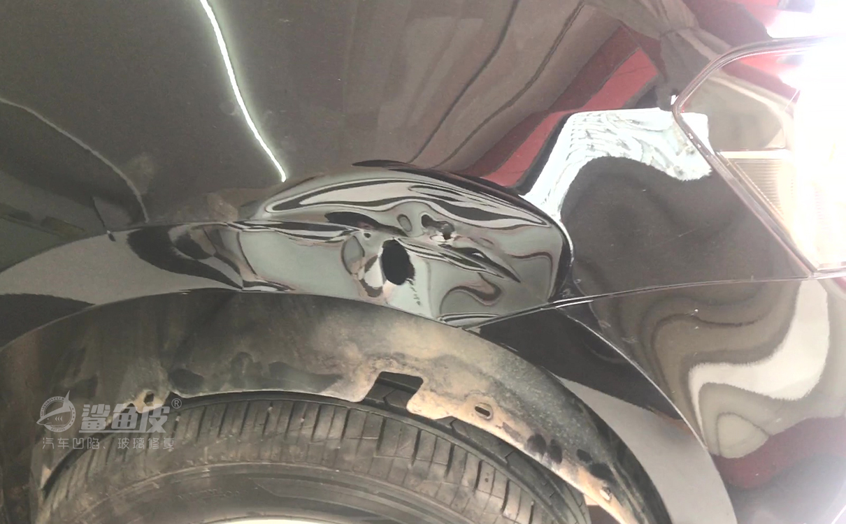 大众后叶子板凹陷修复影响卖吗,大众叶子板凹陷修复教程