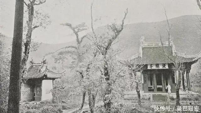 绍兴兰亭的御碑亭照片,绍兴古亭老照片