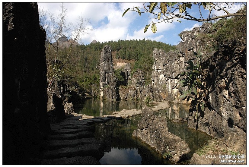 贵州黄果树天星桥游记,贵州黄果树天星桥景区