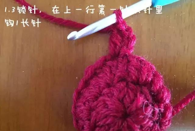 给宝宝钩帽子新年大红色,给宝宝钩太阳帽子