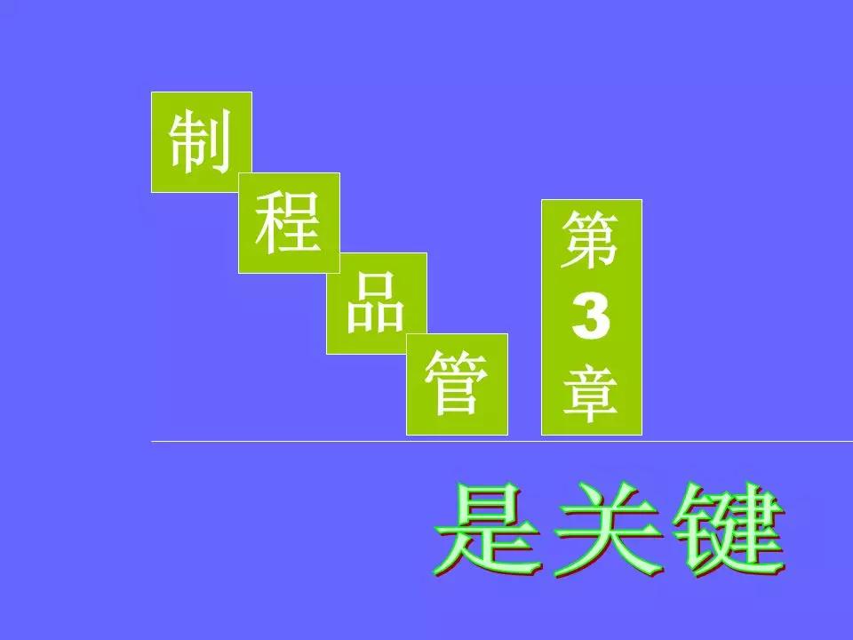 品管部主管必学培训ppt,品管部技能培训ppt