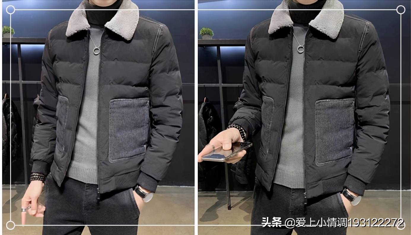 男士保暖外套冬季棉服搭配,海澜之家男士棉服外套