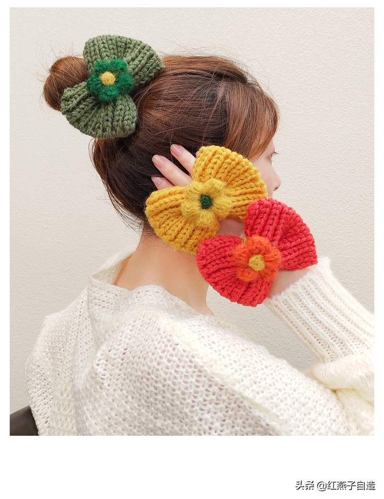 森系手工饰品编织,纯手工编织复古小饰品