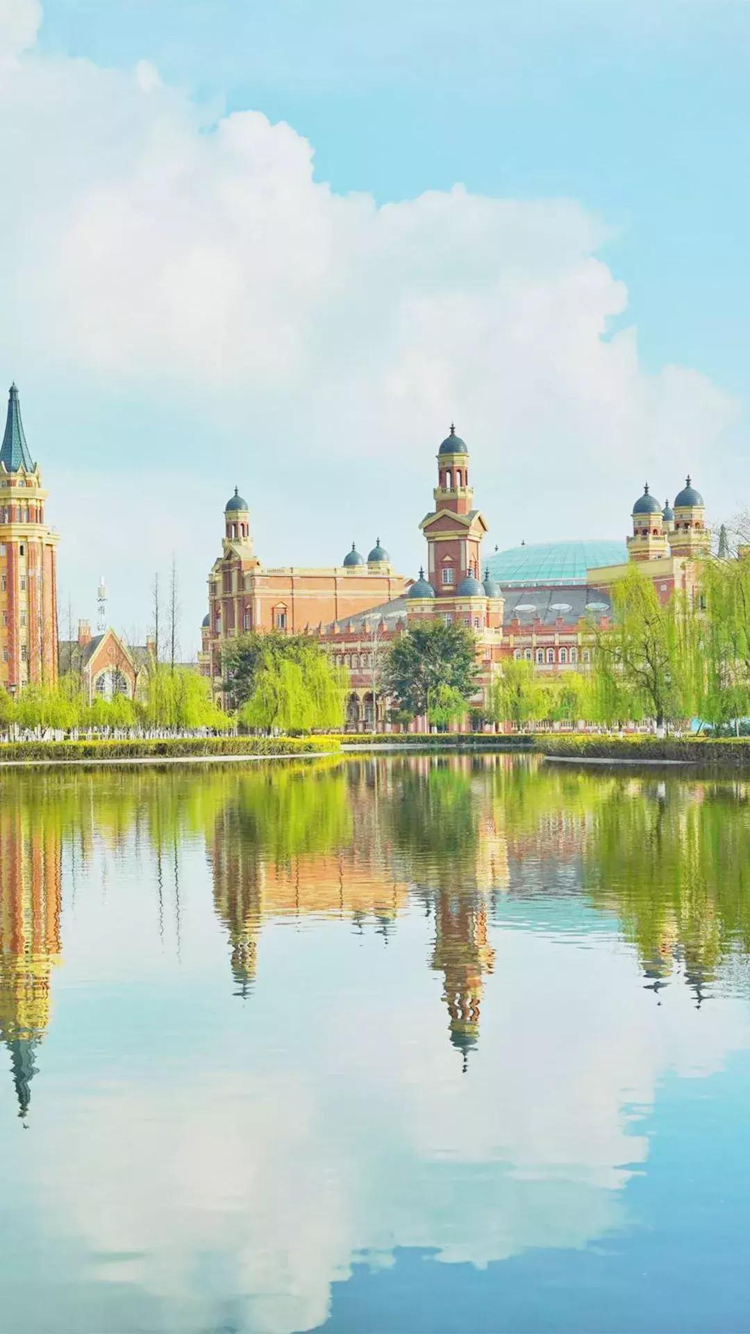 天蓝色系手机壁纸,今天又是元气满满的一天手机壁纸