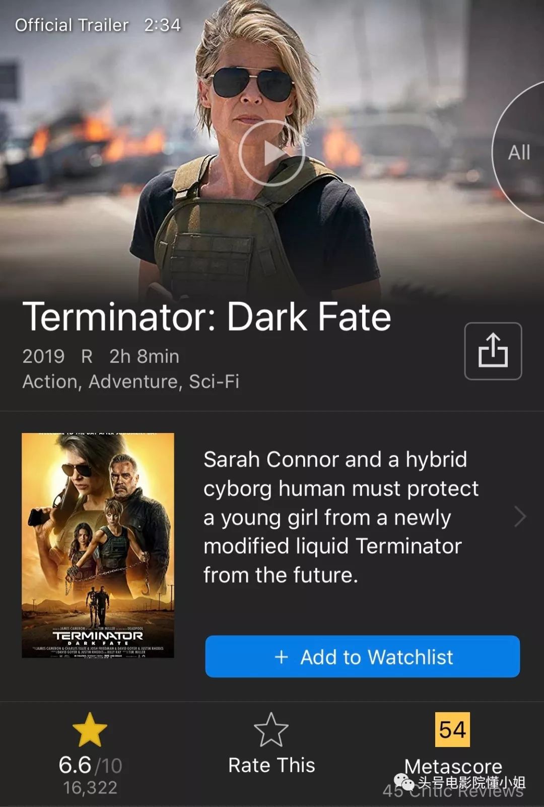 卡梅隆终结者,卡梅隆终结者归来