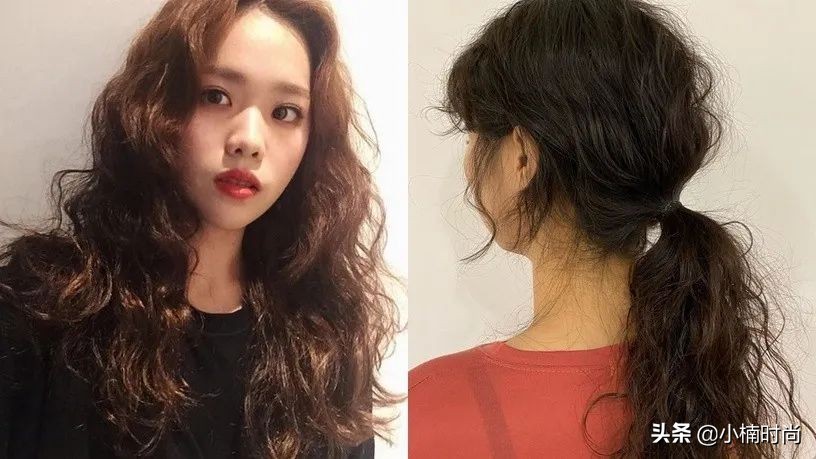 卷发如何吹成直发发型,发型师吹风卷发教程