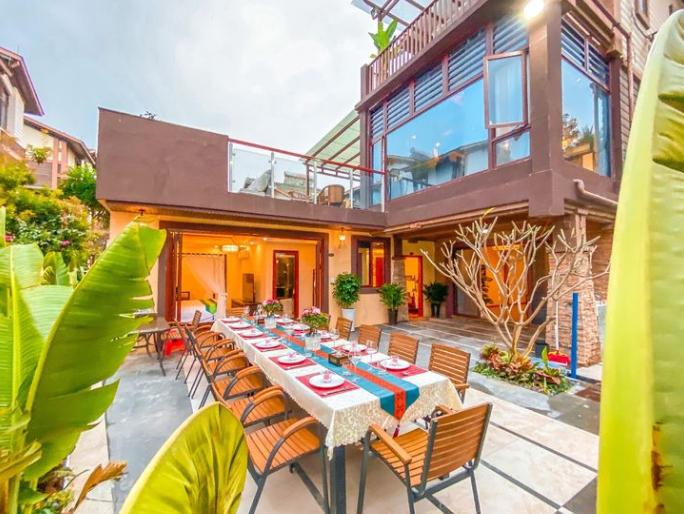 清远别墅温泉度假大泳池四房,清远市别墅温泉旅游度假