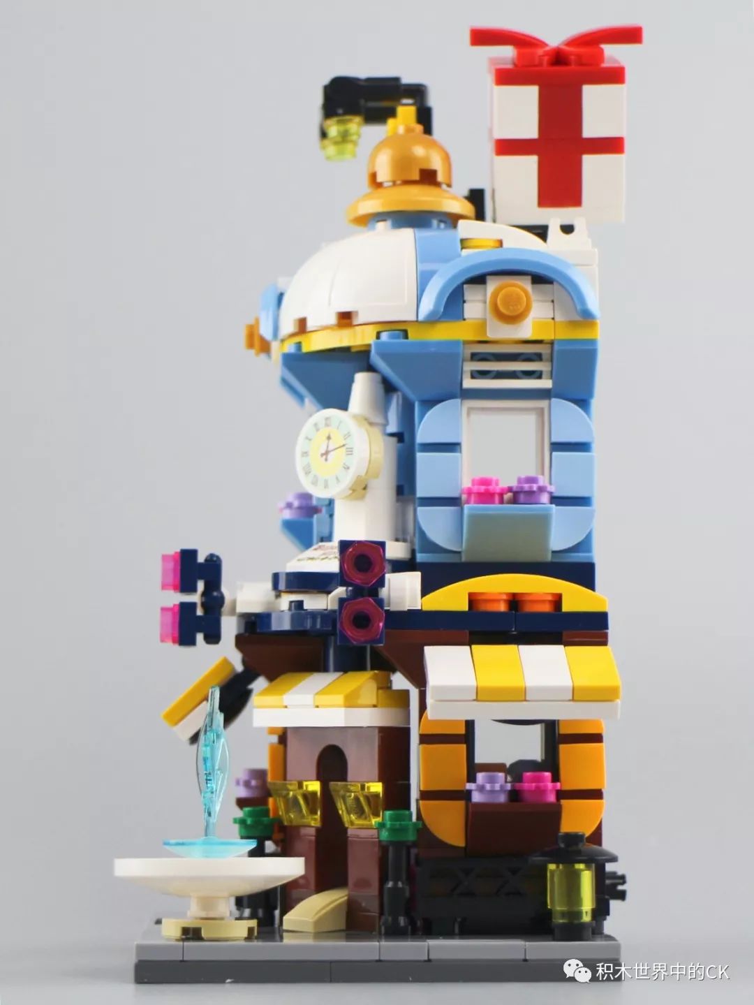 启蒙积木缤纷城市系列七款,启蒙积木街景系列八合一玩具