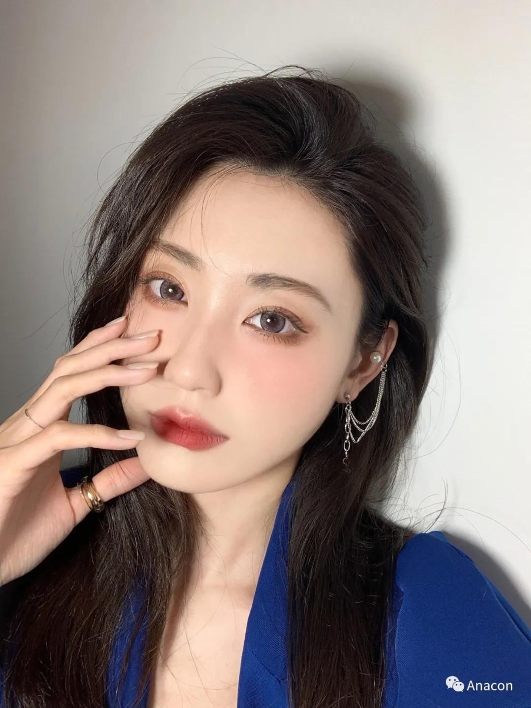 年抛美瞳大直径推荐店铺,moonenleen美瞳银霜灰