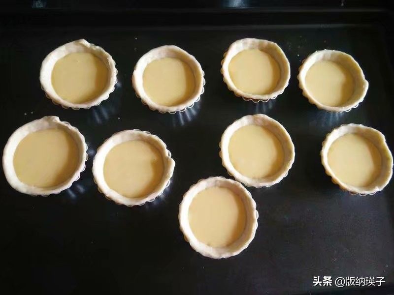 家庭自制蛋挞做法18个的量,蛋挞皮做蛋挞酥刷蛋液要两面么