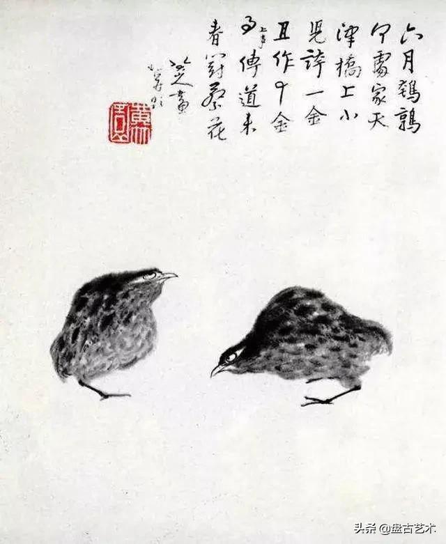 画出艺术家人生大寂寞的国画艺术作品——盘古油画艺术