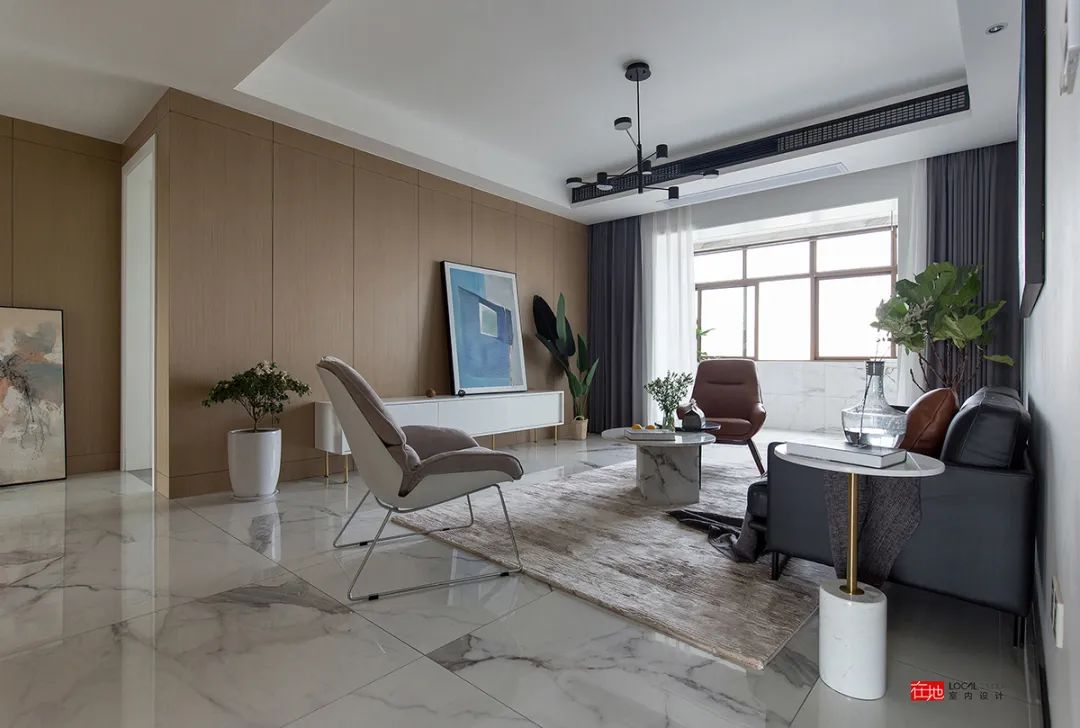 155平米现代简约风格,155平米轻奢风格