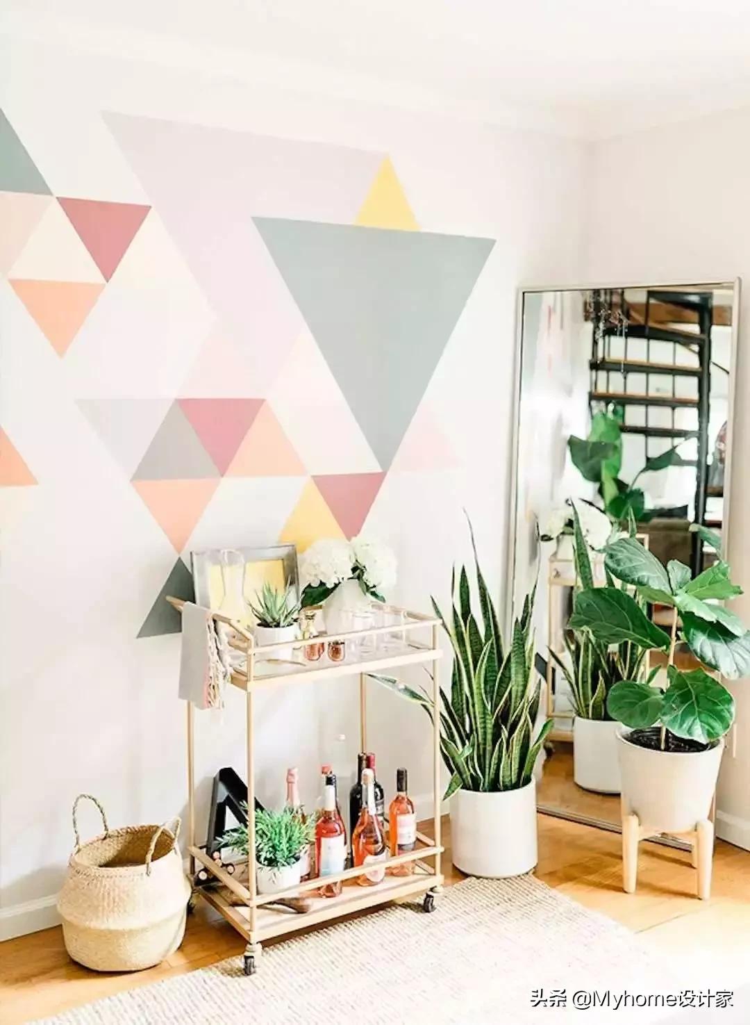 单一色墙过时了！3招色彩墙技巧，引领家居潮流！