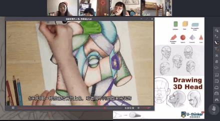 优思外教思维美术在线教育累计用户突破10万+