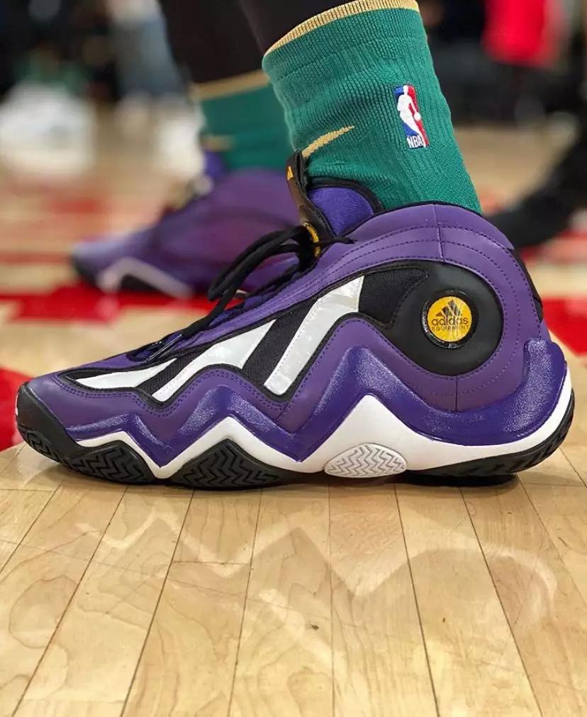 nba杰伦布朗上脚球鞋,nba球星上脚布朗尼1代