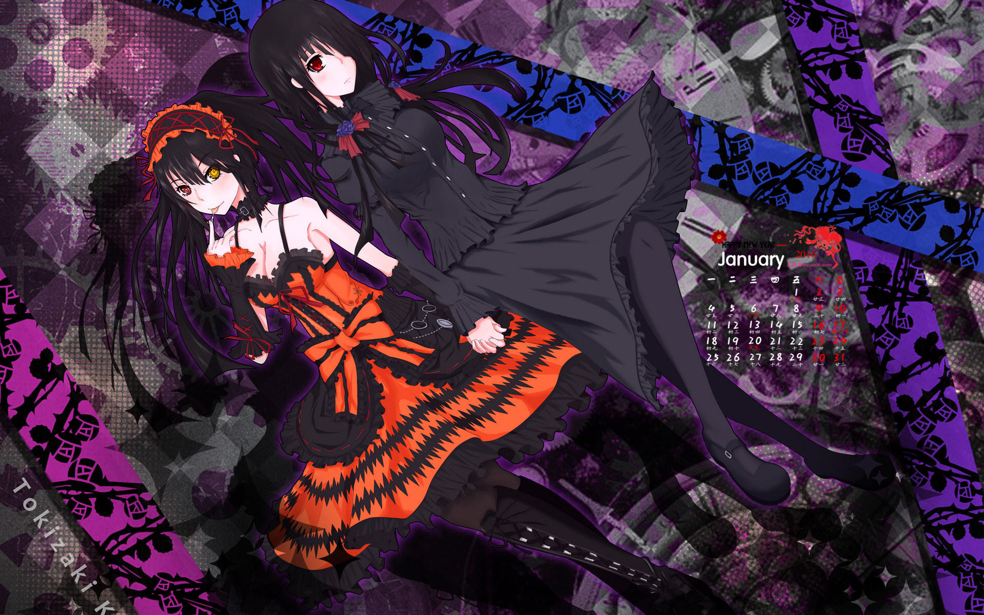 时崎狂三壁纸蓝光竖屏1920,时崎狂三动漫美图壁纸