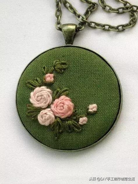 如何绣项链,手工项链绣法
