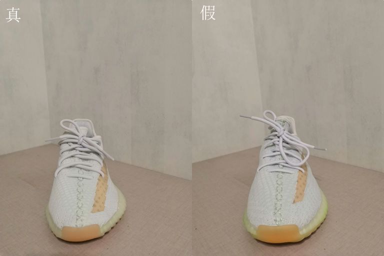 椰子yeezy700真假对比,yeezy350冰蓝满天星真假鉴定方法