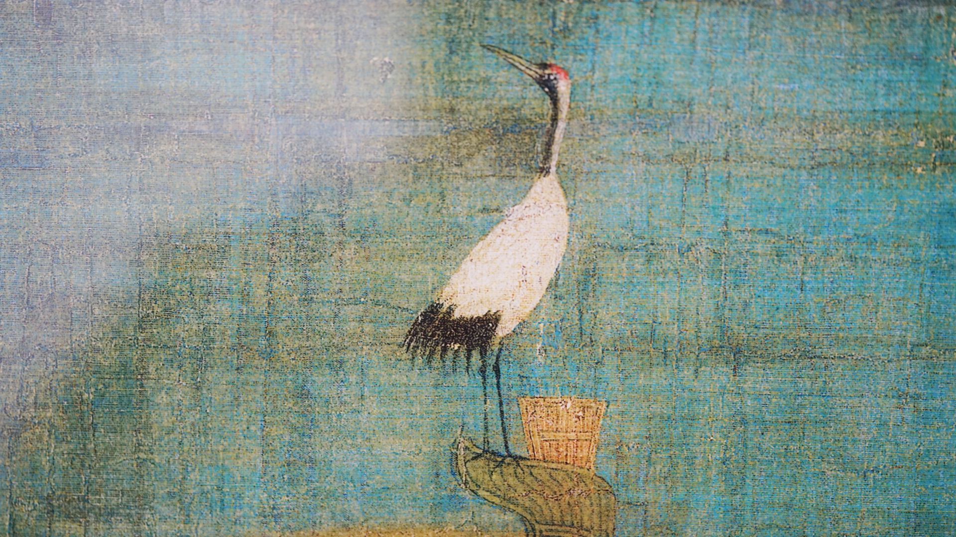 宋徽宗瑞鹤图复刻有框纯图,宋徽宗的瑞鹤图能卖多少钱