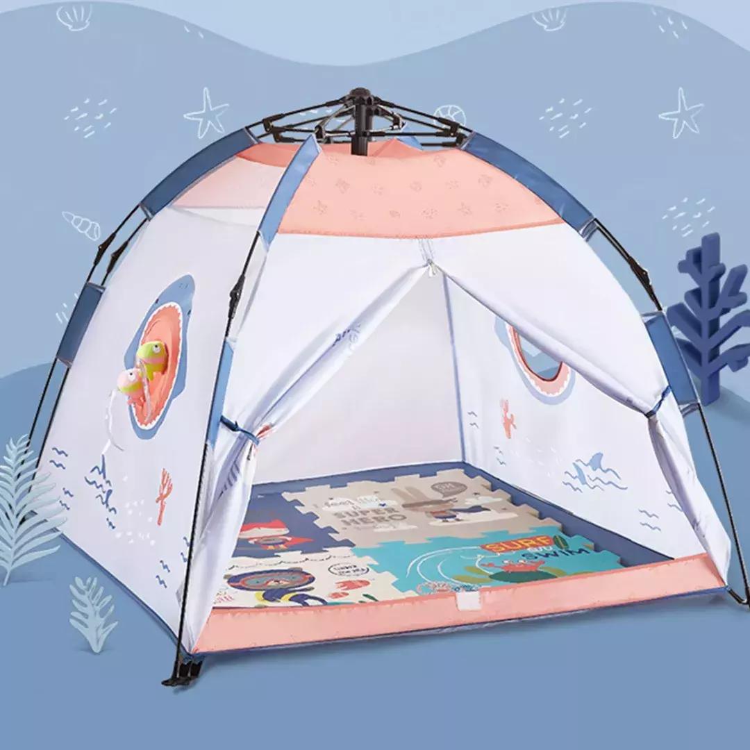 儿童户外小帐篷折叠,怎么收起儿童帐篷