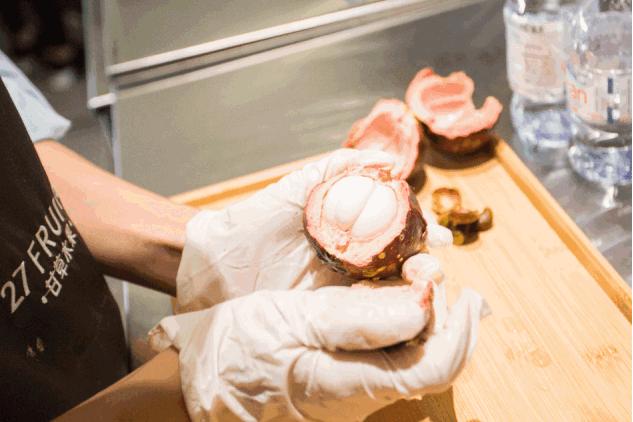 山竹里边有黄的是坏了吗,山竹里有黄浆是什么原因