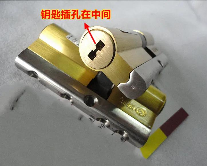 防盗门锁芯不知道尺寸怎么办,防盗门锁芯怎么进不去