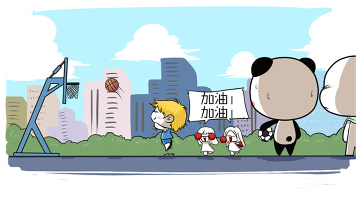 开心踢足球,关于踢足球的漫画