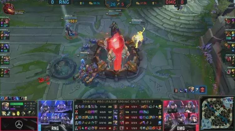 2018lol全球总决赛rng与sng第三场,lolrng跟dk比赛直播