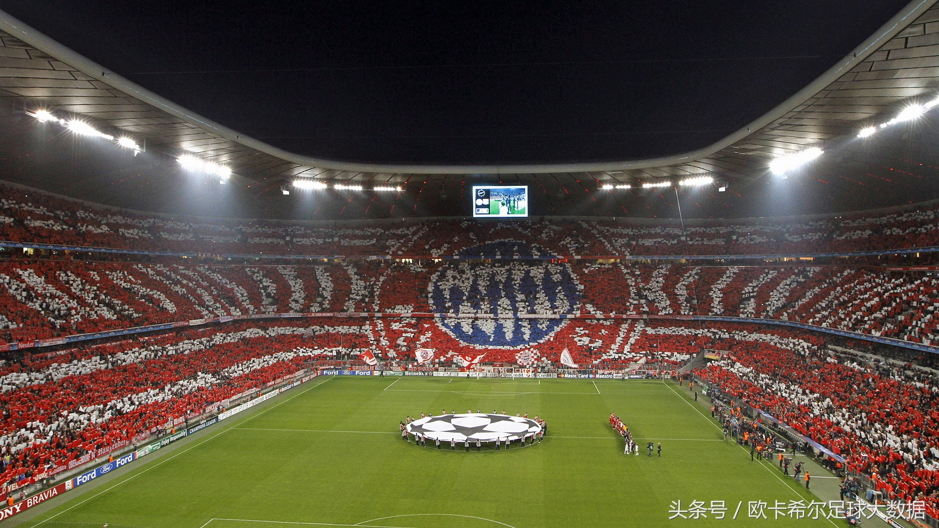 欧洲五大联赛十大球场,欧洲上座率最高的球场