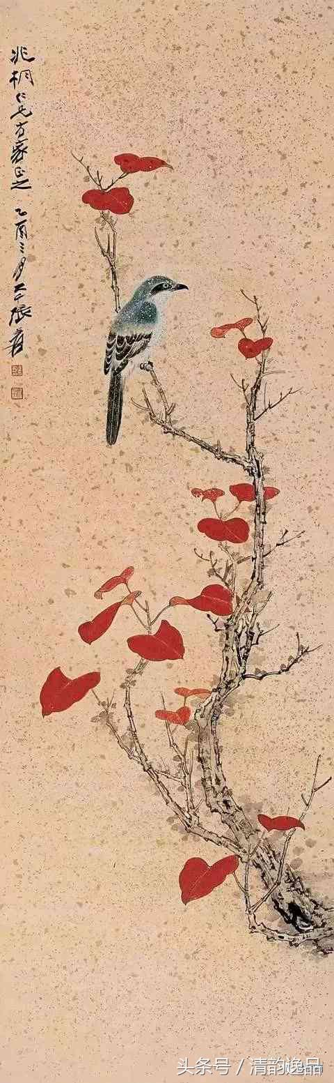 十大写意花鸟画名家,八大花鸟画高清大图