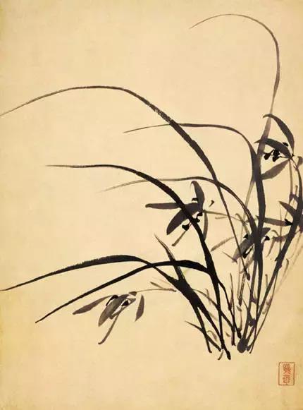 鉴赏历代名家画兰花30幅中国画,历代名家兰花作品