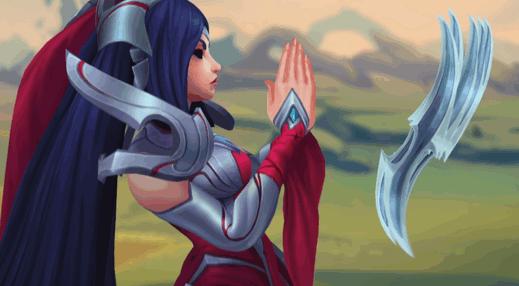 刀妹冰霜之刃皮肤展示,刀妹皮肤冰霜之刃视频