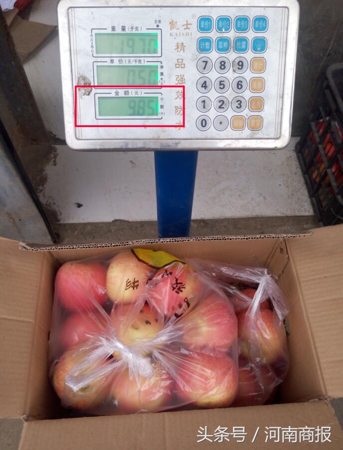 女子买一箱苹果,女子买一袋苹果全坏了